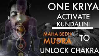 ACTIVATE KUNDALINI  OPEN ALL THE CHAKRAS WITH ONE MUDRA  MAHA BHED MUDRA  HOW TO OPEN CHAKRA [upl. by Kaiser]