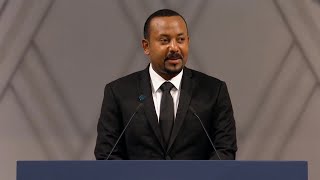 Nobel Lecture Abiy Ahmed Ali Nobel Peace Prize 2019 [upl. by Htepsle]