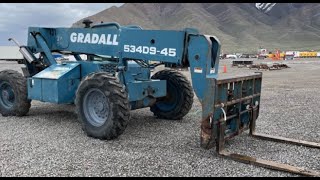 2001 Gradall 534D9 45 Telehandler for Sale [upl. by Arammat]