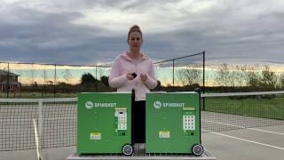 Spinshot Tennis Ball Machine Comparison for Plus2 amp Player [upl. by Oiredised]