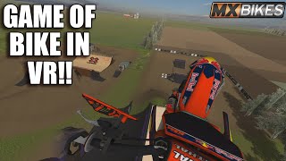 VR GAME OF BIKE IN MXBIKES SUPER CLOSE [upl. by Anelram738]