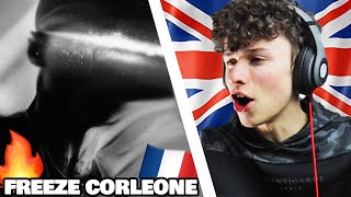 UK REACTION TO FRENCH RAPDRILL  FREEZE CORLEONE  FREEZE RAEL ENGLISH TRANSLATION Reaction [upl. by Yardna]