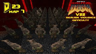 Brutal Doom v22 37a DBP23 map07 Realism Violence difficulty [upl. by Iams884]