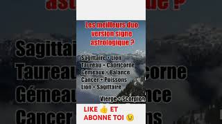 LES MEILLEURS DUO VERSION SIGNE ASTRO 😱foryou pourtoi astrology [upl. by Finley]