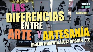 ARTE VS ARTESANÍA DISEÑO E ILUSTRACIÓN [upl. by Arni]