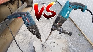 Bosch GBH 224D VS Makita HR2470  Combate De Marteletes 800 WATTS [upl. by Loughlin]