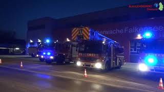 Blaulichtkonvoi zur Inbetriebnahme der neuen Feuerwache Falkensee  Havelland [upl. by Bannister662]