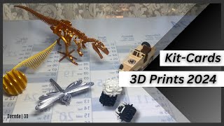 Cool 3D printed kit cards models  timelapse  3D printing  2024 [upl. by Eedyaj]