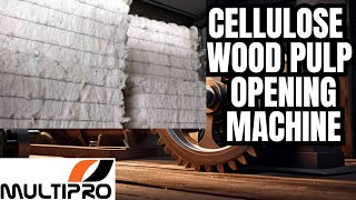 Cellulose Wood Pulp Opening Machine [upl. by Itoc318]