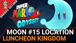 Luncheon Kingdom Moon 15 Golden Turnip Recipe 1 Location  Super Mario Odyssey [upl. by Nitsua]