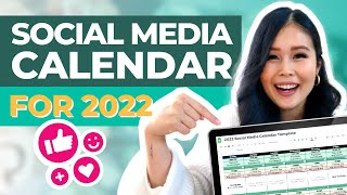 How to setup Social Media Calendar 2022  Free template for your Marketing Virtual Assistant [upl. by Annaitsirhc]