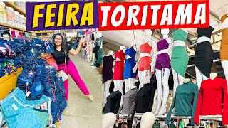 Feira de Toritama em Pernambuco ROUPAS FEMININAS DE R 1000 [upl. by Zaob]