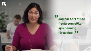 Försäkringskassan förklarar Får de flesta som söker sjukpenning avslag [upl. by Ajssatsan]