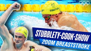 What a Show by StubbletyCook 🇦🇺  200m Breaststroke Final  Tokyo 2020 Replays [upl. by Masao]