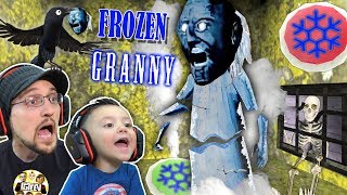 GRANNY gets FROZEN Oh Snap Freeze Trap FGTEEV Feeds Crow Grannys Head [upl. by Gifferd]