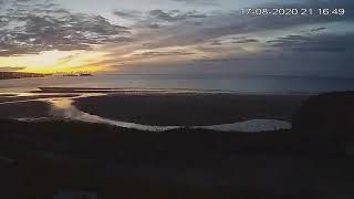 St Ives Bay UFO On Hayle Beach Live Webcam Cornwall UK [upl. by Edlin]