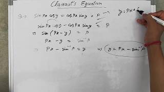 Clairauts Equation [upl. by Daenis]