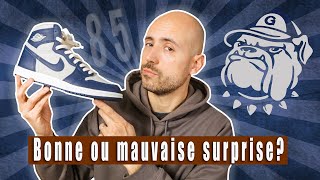 ENFIN UNE JORDAN 1 DE BONNE QUALITÉ 🤨 LA REVIEW DE L AJ1 HIGH RETRO 85 GEORGETOWN  ON FEET [upl. by Anayet177]