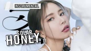 SOLAR  HONEY Instrumental  Karaoke Easy Lyrics  INSTRU GLOWING [upl. by Aicenert]