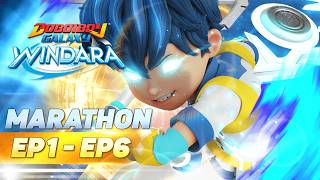 BoBoiBoy Galaxy WINDARA  MARATHON EP1EP6 MonstaNetwork [upl. by Akenet]