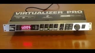 COMO PROGRAMAR PROCESADOR DE VOZ BERINGER PARA LA VOZ SONIDERA VIRTUALIZER PRO DSP2024 BERINGER [upl. by Anasus]