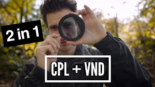 Circular Polariser  VND Filter 2 in 1 CPL and Variable ND all in one KampF  Polar Pro Rival [upl. by Nachison]