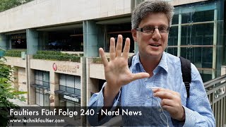 Faultiers Fünf Folge 240  Nerd News [upl. by Yentyrb682]