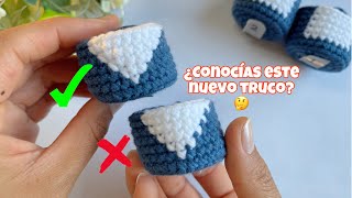 Aprende NUEVA TÉCNICA cambio de color crochet amigurumi ¿Lo sabías 😮 [upl. by Alesiram]