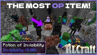 The Most OP Item In RLCraft 293  How To Use The Potion Of Invisibility [upl. by Nirtiac]