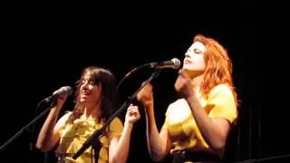 Nouvelle Vague  Bizarre Love Triangle  Liset Alea and Elodie Frégé singing acapella [upl. by Noellyn]