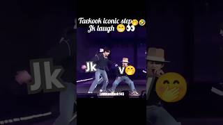 Taekook funny dance edits 😂🤭😌🤌jungkook taehyung 💜💜btsshorts army [upl. by Yerocal]