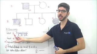 X da Questão Biologia Heranças Autossômicas Recessivas  Albinismo [upl. by Sayette]