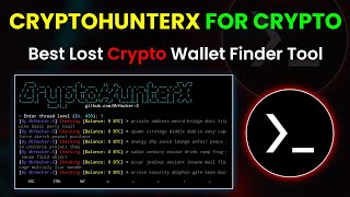 CryptoHunterX Find Lost Crypto Wallet  By Technolex [upl. by Binnie]