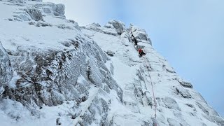 The Seam IV5 Cairngorms Winter Climb GoPro POV [upl. by Atived]