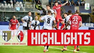 Parma  Bari 21  Serie BKT Highlights 202324 [upl. by Alexandria184]