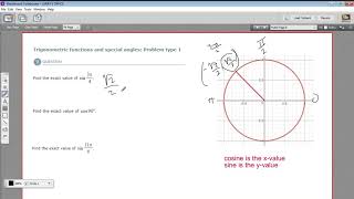 Trigonometric functions and special angles  problem type 1 [upl. by Esila]