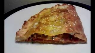 Home Made Calzone Recipe  PoorMansGourmet [upl. by Tillfourd333]