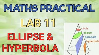 MATHS PRACTICALLAB 11ELLIPSE AND HYPERBOLAHOW TO WRITE IN OBSERVATION BOOK [upl. by Norreht]