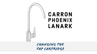 Carron Phoenix Lanark  replacing the cartridge repair your dripping tap [upl. by Nomor]