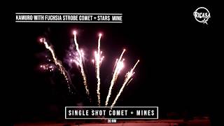 Single Shot Comet  Mines 30mm  Ricasa Fireworks [upl. by Haym]