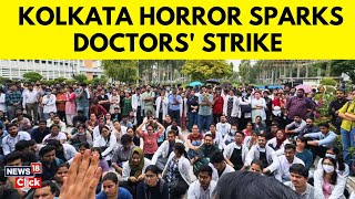 Kolkata Doctor Murder Massive Protest By Doctors Students RG Kar College Principal ResignsN18V [upl. by Enitsyrk]