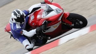 MV Agusta F4RR Test amp Fahrerimpressionen [upl. by Ahtnicaj]