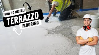 How To Install Terrazzo Flooring  Terrazzo Flooring Guide 2024  Advantages Of Terrazzo Flooring [upl. by Emmet838]