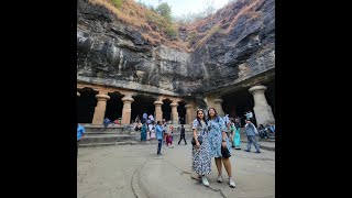 Elephanta Caves Mumbai Vlog elephantaisland [upl. by Tnarud]