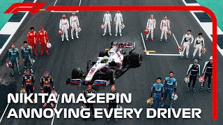 Nikita Mazepin annoying EVERY DRIVER feat Netflix DTS [upl. by Slifka]