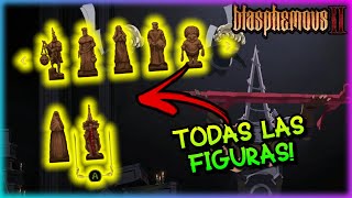 TODOS LAS FIGURAS DE RETABLO  Guia de Retablo  Blasphemous 2 [upl. by Ahsihat]