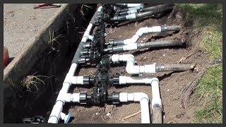 How to replace a sprinkler manifold amp valves [upl. by Gautier982]