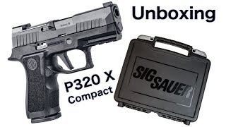 Sig Sauer P320X Compact Unboxing and Comparison [upl. by Anidem]