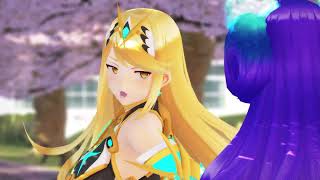 Mmd Xenoblade Chronicles 2 Mythra amp brighid Lets be FrIENdZ [upl. by Rennoc]