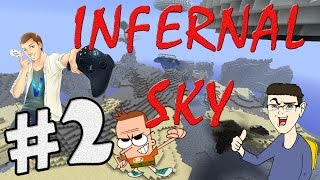 MINECRAFT  INFERNAL SKY  POCHE SPERANZE DI VITA 2 wSurrealPower amp Vegas [upl. by Ydnic]